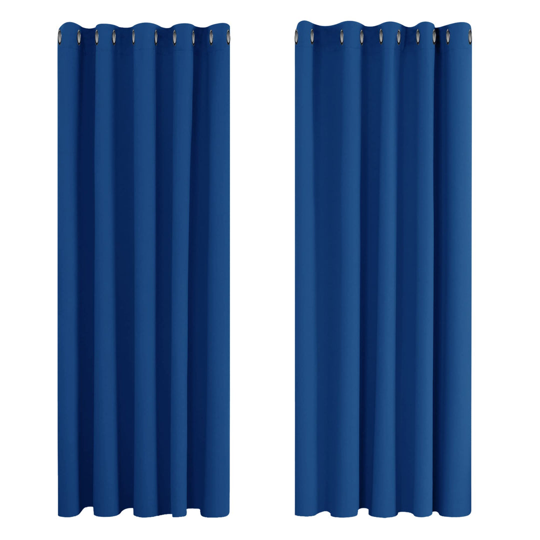 Deconovo Vorhang Blickdicht Ösen Gardinen Kinderzimmer Thermogardine Kälteschutz Ösen, 183x168 cm(Hö