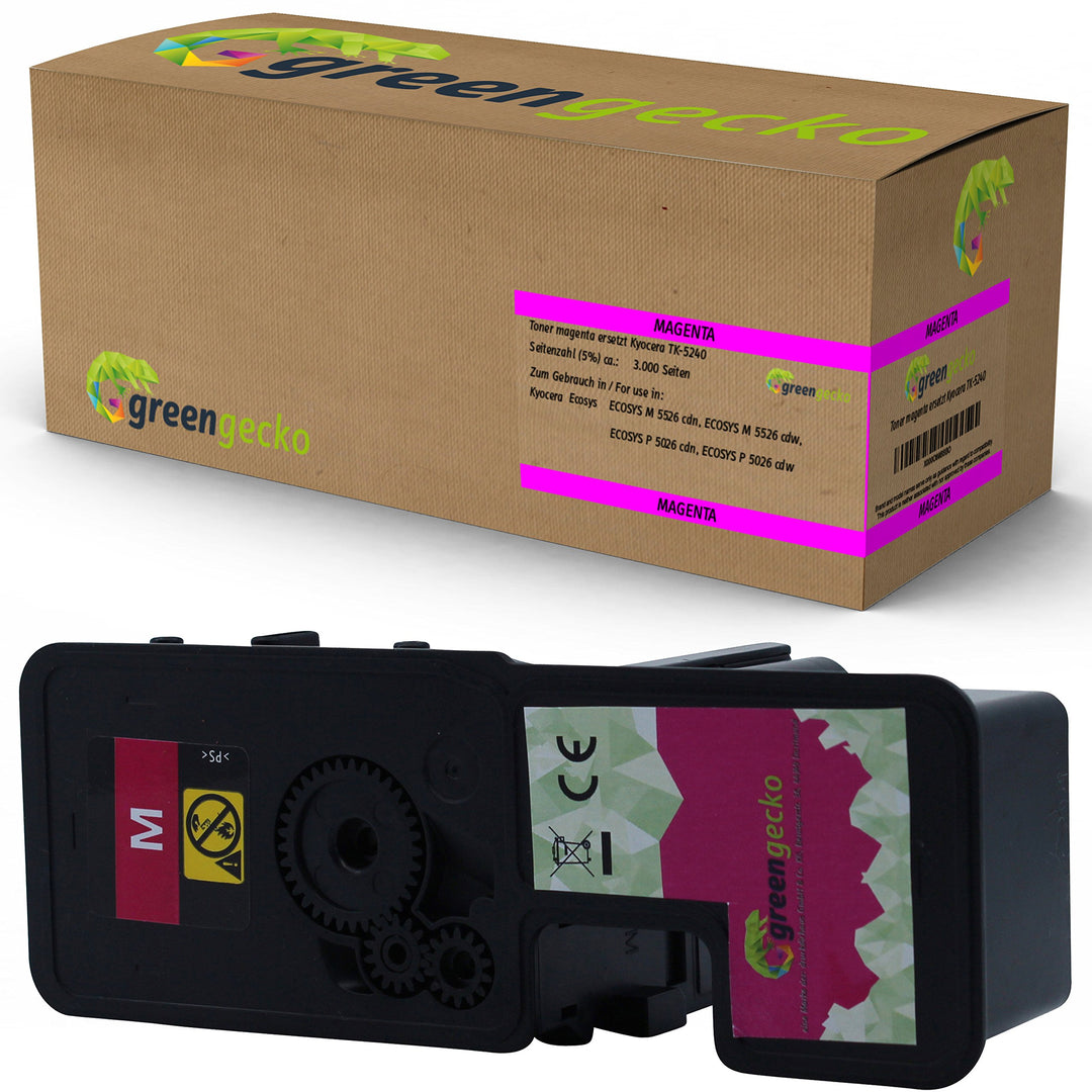Toner Magenta ersetzt Kyocera TK-5240 I Für Kyocera ECOSYS M5526cdn, M 5526cdw, P 5026cdn, P 5026cdw