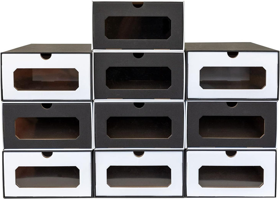 30 x PresentFill® Schubladenbox Aufbewahrungsbox Schuhbox Schuhschachtel Schuhkarton Ordnungsboxen S