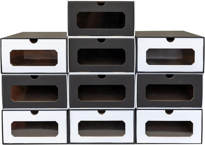 30 x PresentFill® Schubladenbox Aufbewahrungsbox Schuhbox Schuhschachtel Schuhkarton Ordnungsboxen S