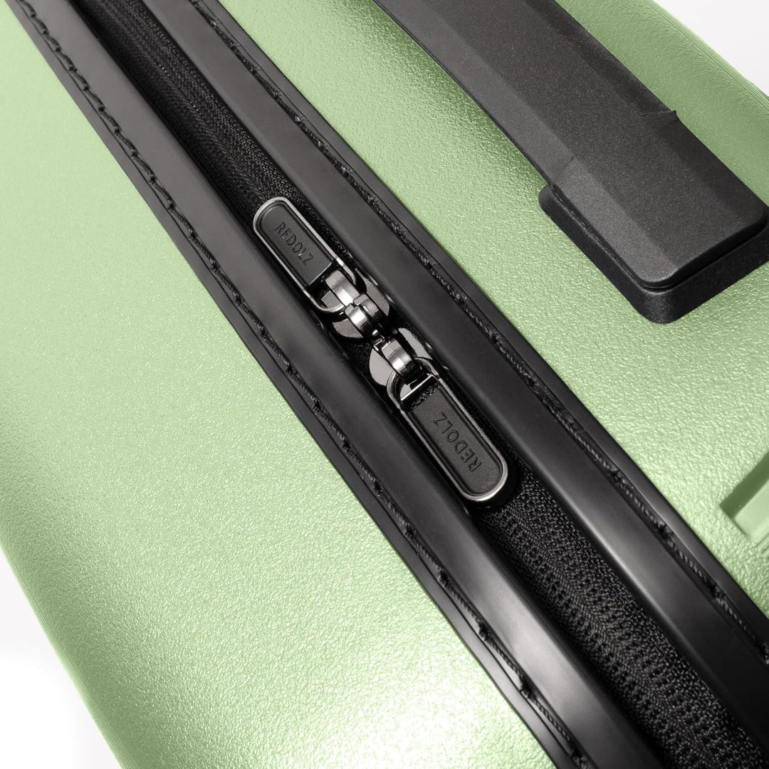 REDOLZ Hartschalen Handgepäck Kosmetik-Koffer | Stabiles Beauty-Case mit Aufsteckfunktion | 34 x 17