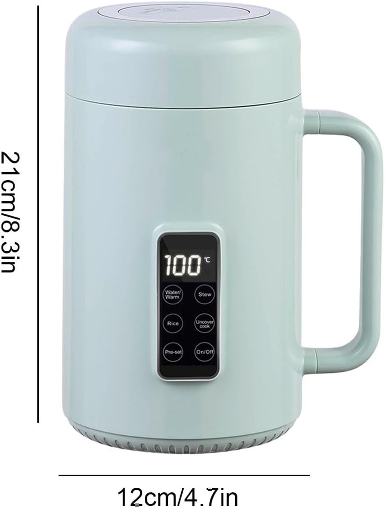 Tragbarer Herd, Ramen-Kocher, tragbarer elektrischer Lebensmittelkocher, 1000 ml Ramen-Kochtopf, ant