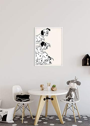 Disney Wandbild von Komar | 101 Dalmatiner Playing | Kinderzimmer, Babyzimmer, Dekoration, Kunstdruc