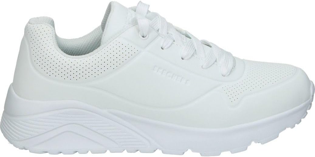 Skechers Jungen Uno Lite-delodox Sneaker 29 EU White Synthetic Trim L, 29 EU White Synthetic Trim L