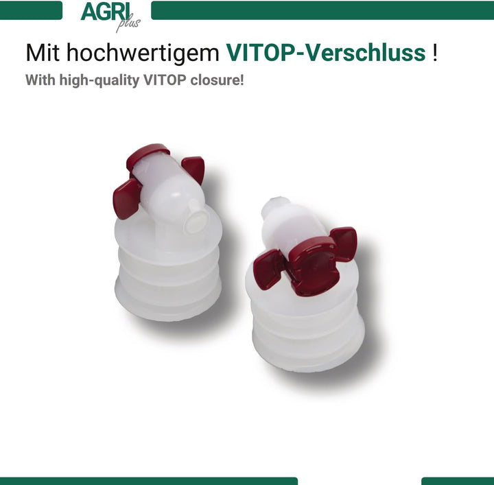 AGRI plus Standbeutel 20 Stück 3,0 Liter weiss | Anzahl und Grösse wählbar | Bag in Box Beutel 0,75-