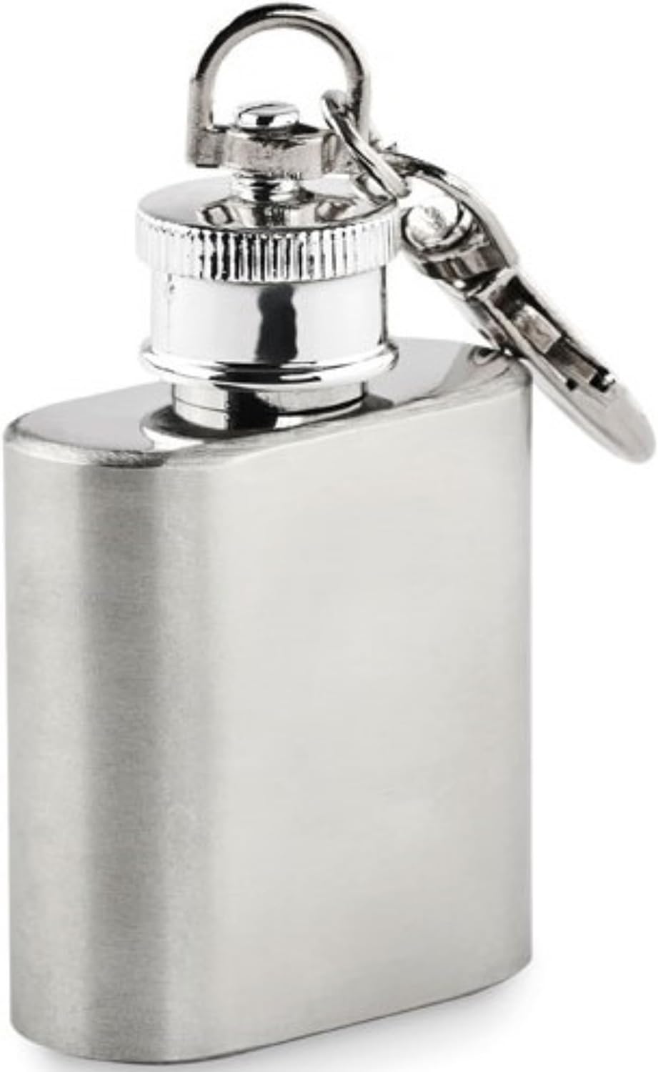 Mini Flachmann 30 mL Schlüsselanhänger Hip Flask Edelstahl Flachmänner für Obstler, Whiskey, Cognac