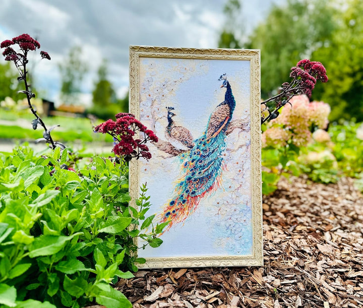 Riolis Kreuzstichset Persischer Garten, Weiss