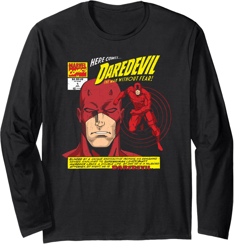 Marvel Daredevil Comic Book Langarmshirt