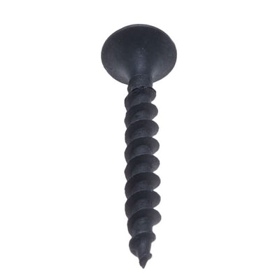3.5x41mm Schwarze Trockenbauschrauben, Selbstschneidend, Phillips-Senkkopf, Grobgewinde, Scharfer Pu