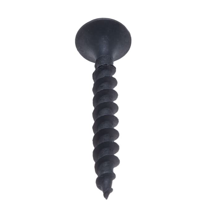 3.5x41mm Schwarze Trockenbauschrauben, Selbstschneidend, Phillips-Senkkopf, Grobgewinde, Scharfer Pu