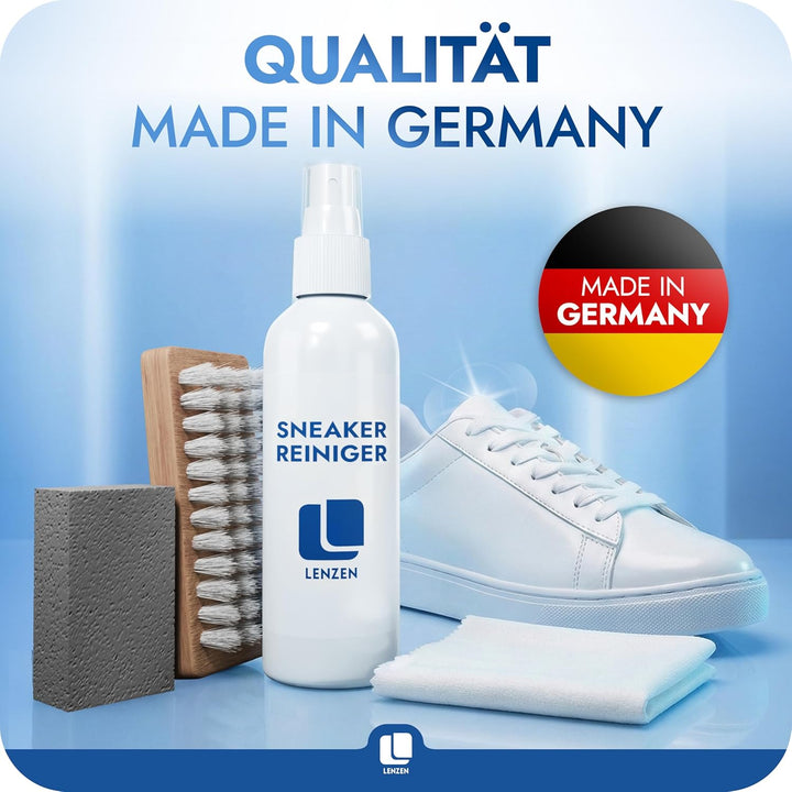 Sneaker Cleaner Set mit Reinigungsgummi, Reinigungsspray, Schuhputztuch und Schuhbürste I Sneaker Re