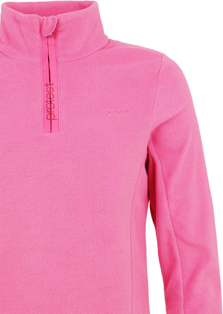 Protest Damen 1/4-reissverschluss MUTEZ S Foxy Pink, S Foxy Pink