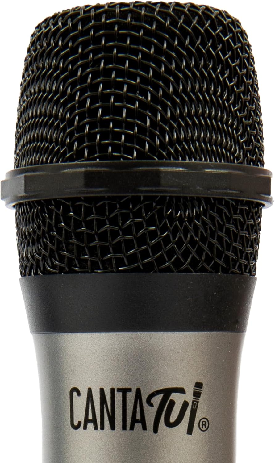 Canta Tu Karaoke - Silbernes Mikrofon, EIN kabelloses Mikrofon, Mikrofon mit Bluetooth, geeignet für