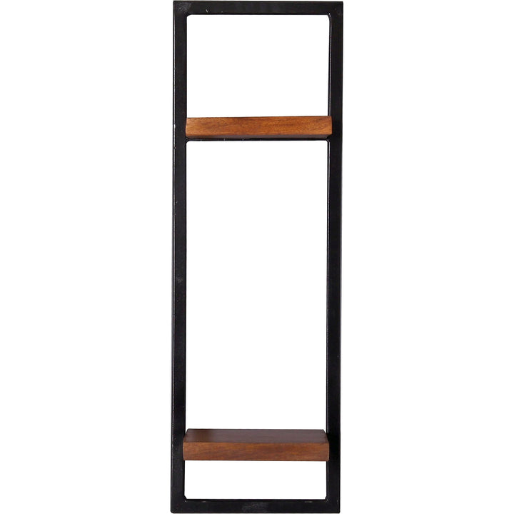 Sit Möbel Panama Regal für die Wand Natur mit antikschwarz