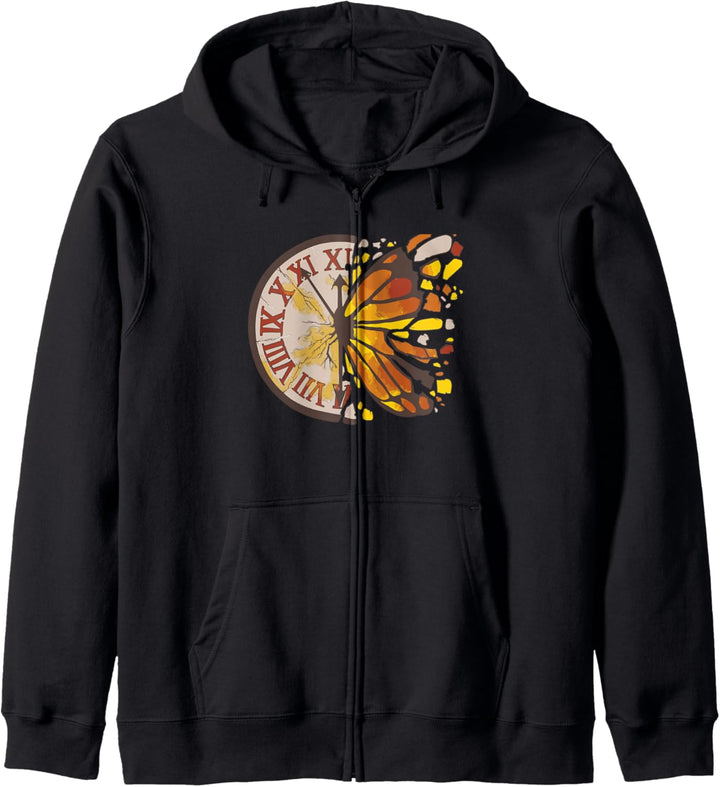 Schmetterling Zeit Schmetterlingszeit Kapuzenjacke