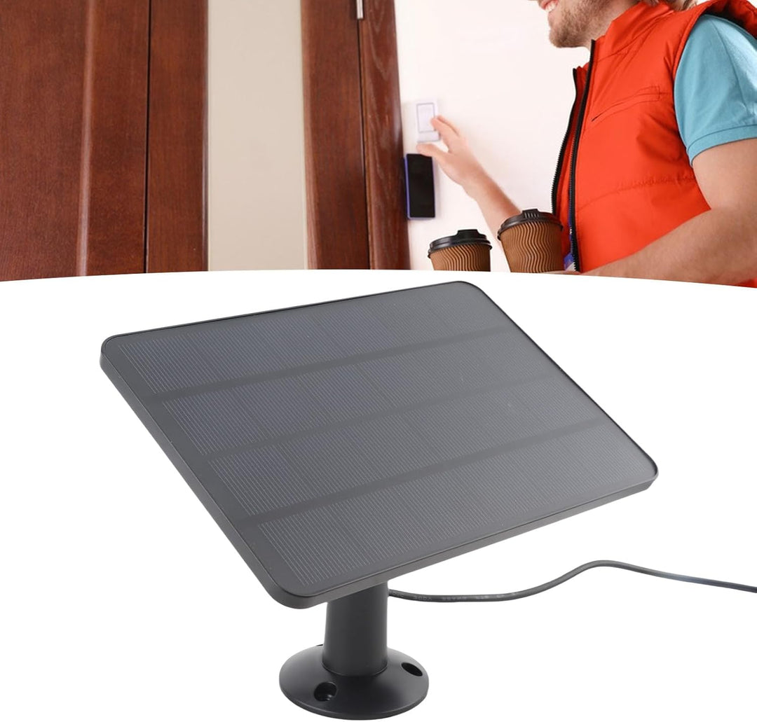 Solarpanel für Überwachungskamera, 10 W USB-Solarpanel für Kameras DC 5 V mit IP66 Wasserdicht, für