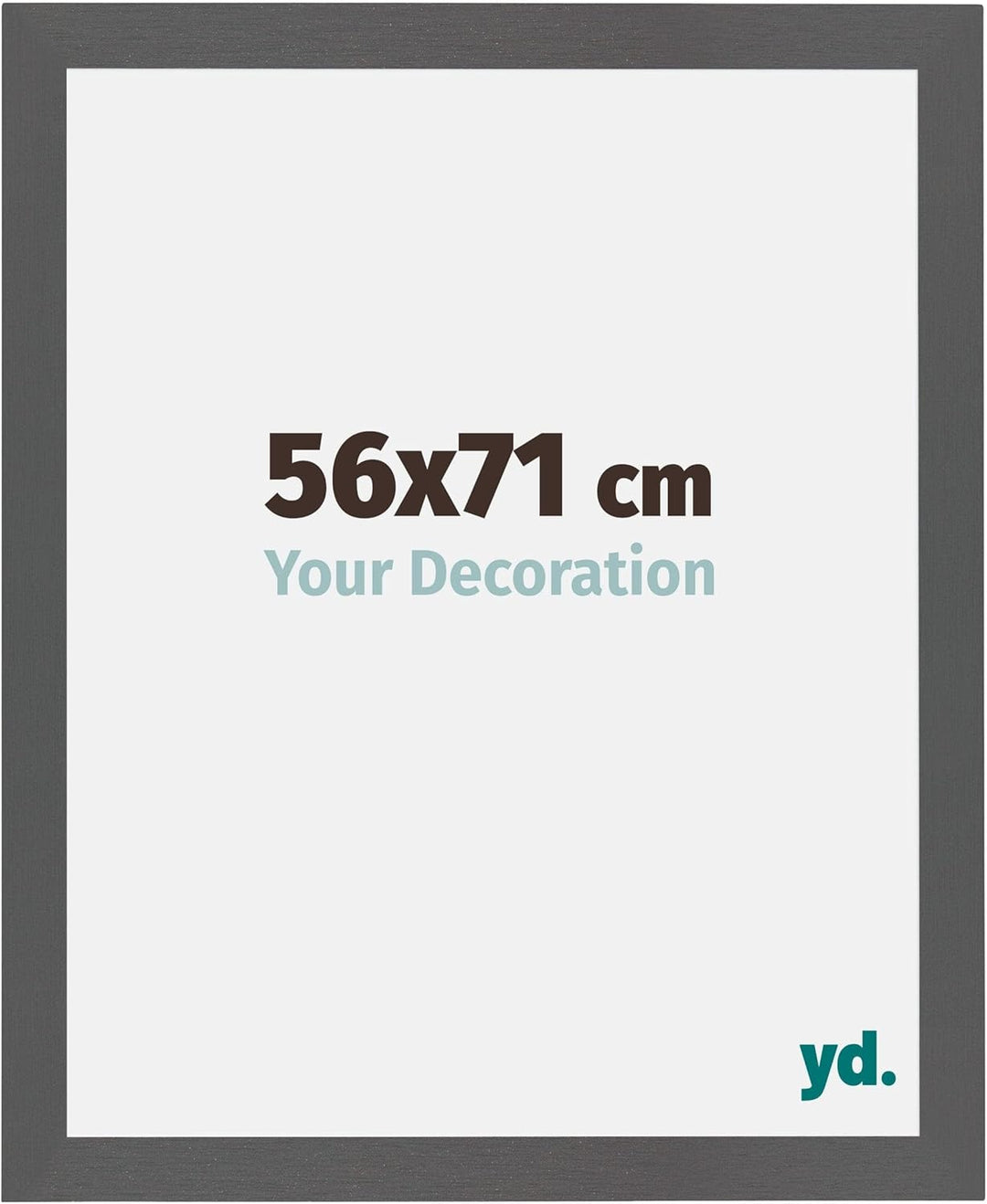 yd. Your Decoration - Bilderrahmen 56x71 cm - Bilderrahmen aus MDF mit Acrylglas - Antireflex - Ausg