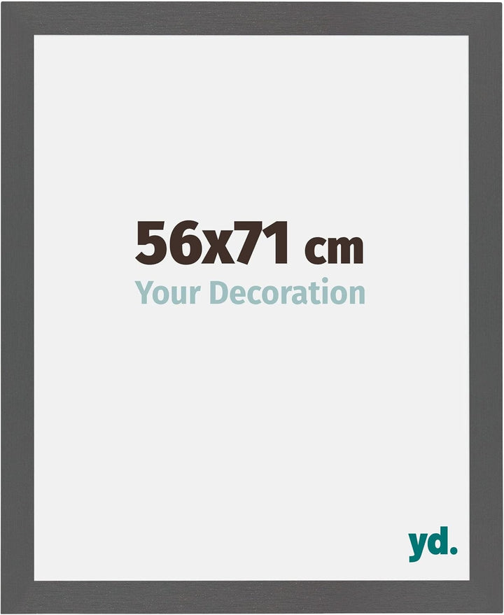 yd. Your Decoration - Bilderrahmen 56x71 cm - Bilderrahmen aus MDF mit Acrylglas - Antireflex - Ausg