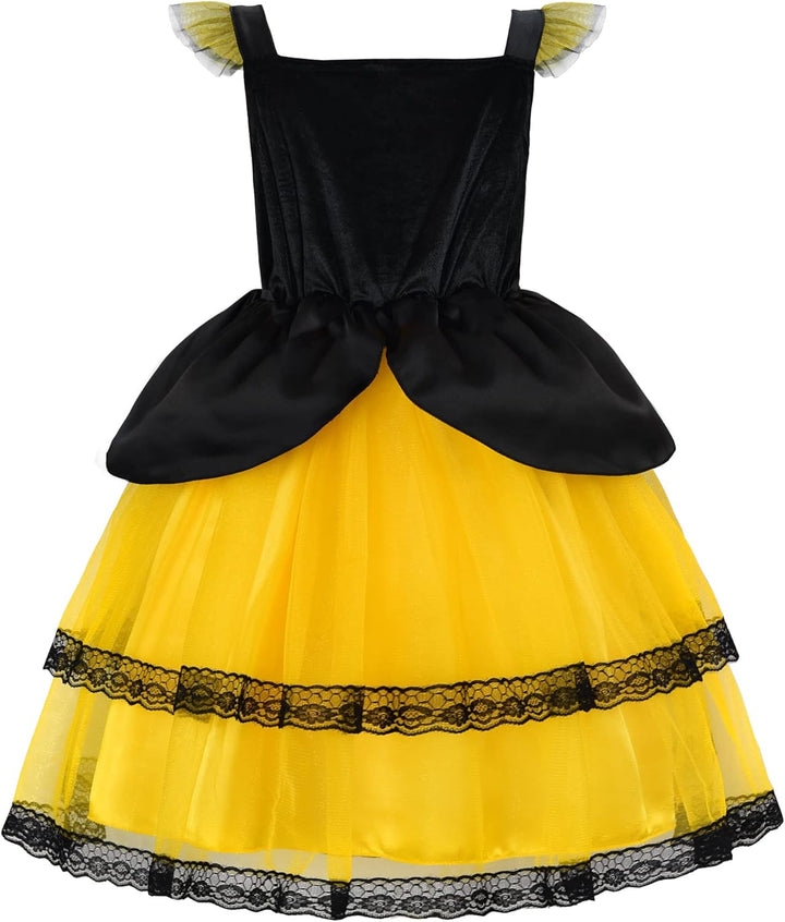 ReliBeauty Kostüm Biene Kinder mit Zubehöre 4-5Jahren/104-110cm(Etikett110), 4-5Jahren/104-110cm(Eti