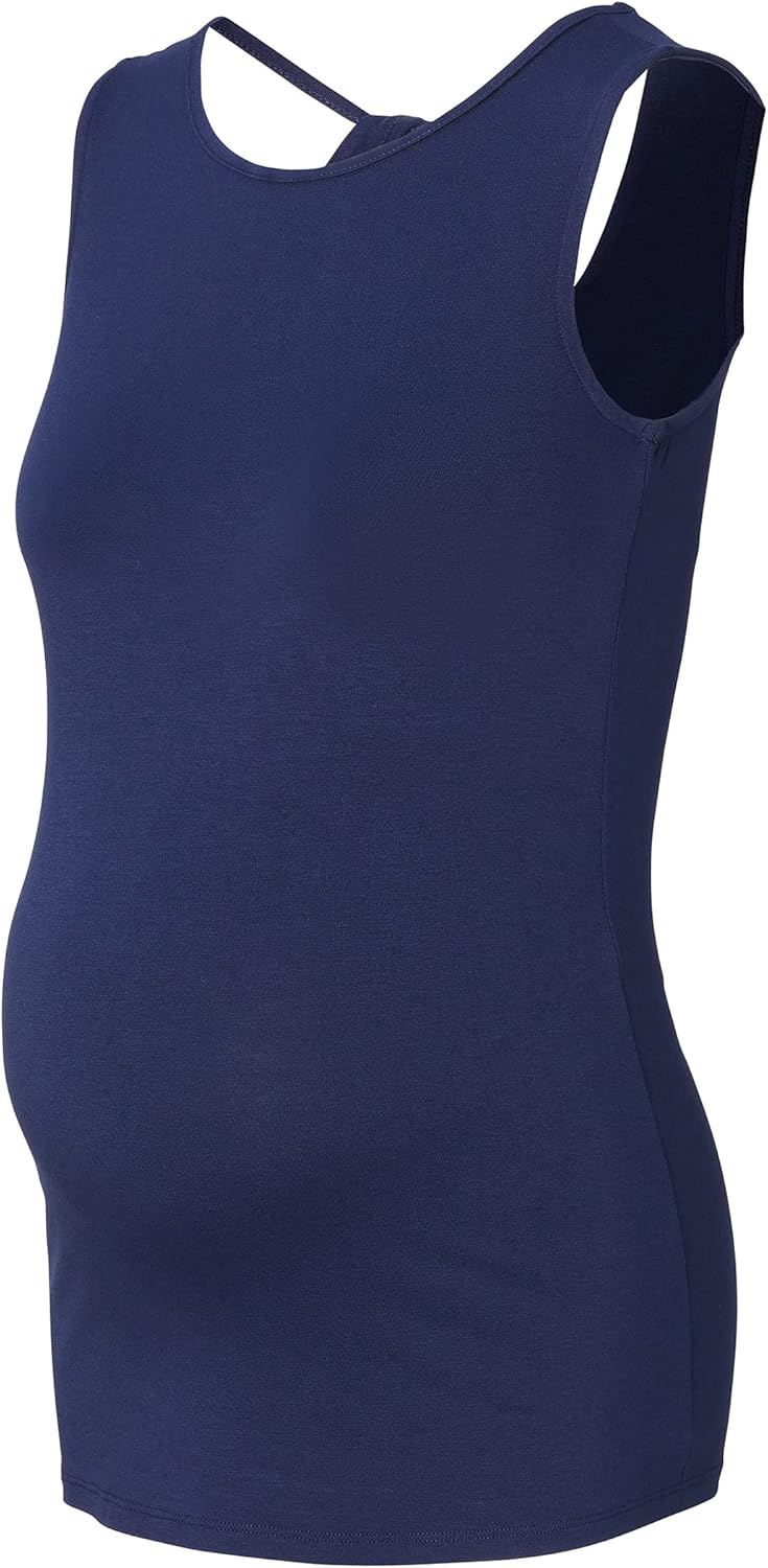 Noppies Damen Tanktop Sleeveless Trägershirt/Cami Shirt 34 Peacoat - P590, 34 Peacoat - P590