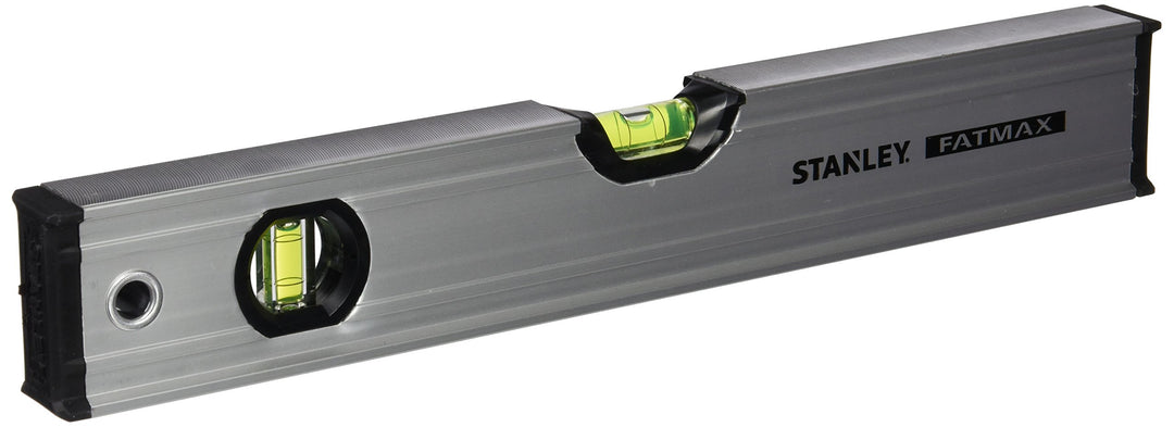 Stanley FatMax Wasserwaage Pro magnetisch (40 cm Länge, 1 vertikale Libelle, 1 horizontale Libelle B