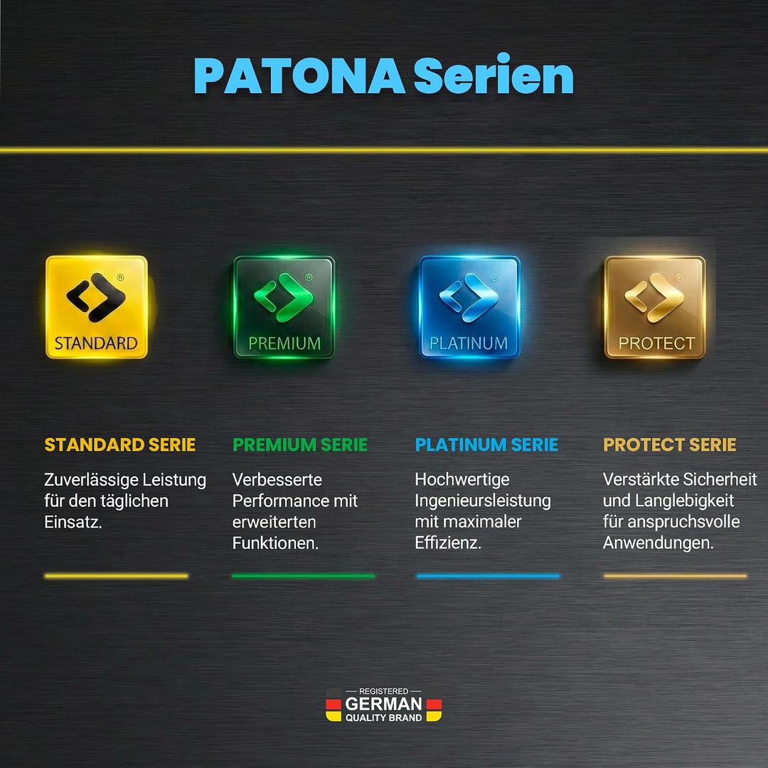 PATONA Premium Powerbank 20.000mAh PD 22.5W | 74Wh Power Bank mit Li-Polymer Batterie | Schnellladun