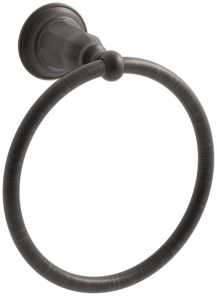 KOHLER K-13507-2BZ Kelston Handtuchring, ölgeriebene Bronze, Ölgeriebene Bronze
