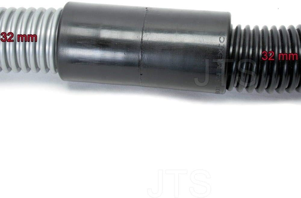 Muffe für 32/38mm Staubsaugerschlauch Verbindungsmuffe Saugschlauch Meterware