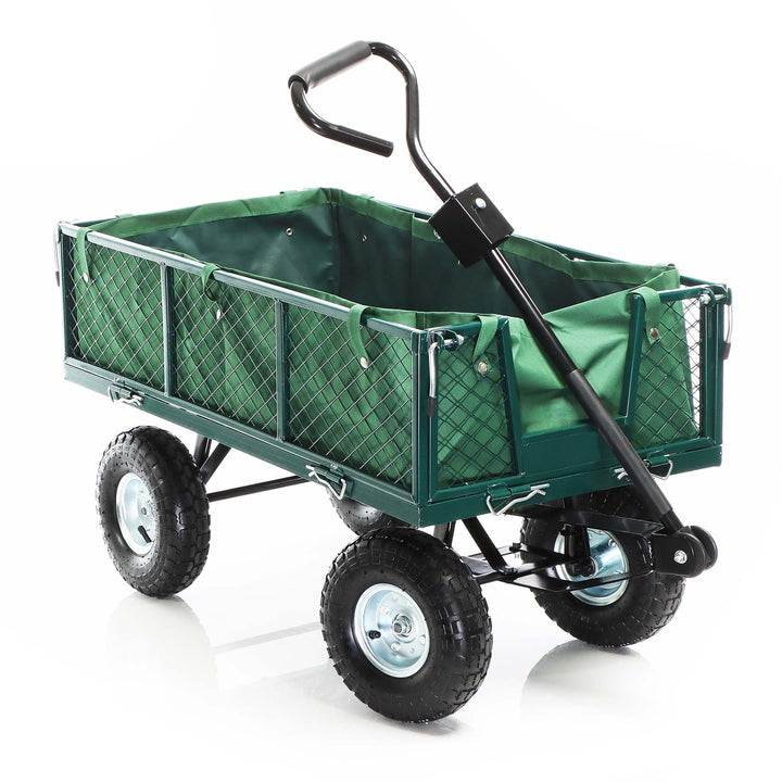 Transportwagen bis 300 kg mit Abnehmbarer Einlegeplane und Ablage