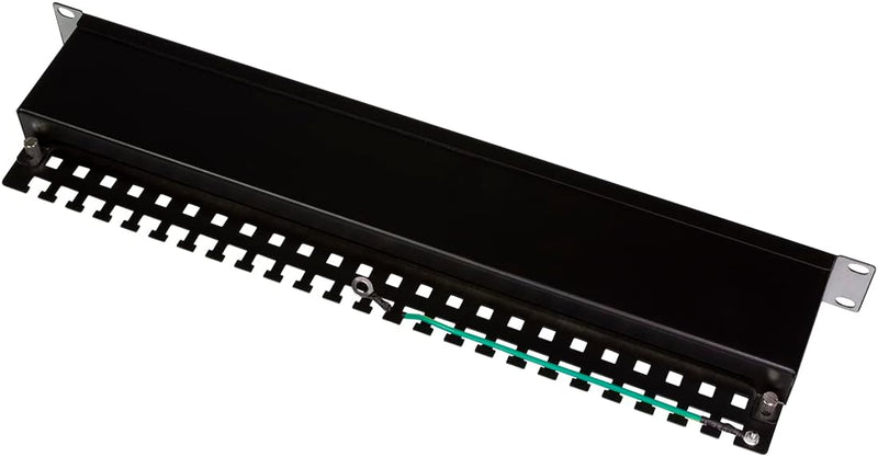 LogiLink Professional EconLine Cat.6 (250 MHz) Patchpanel - Verteilerfeld, 19", STP (geschirmt) 16-P