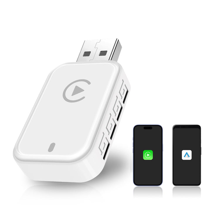 EZoneTronics 2-in-1 Wireless Android Auto & Carplay Adapter, Convert Wired to Wireless Carplay Adapt