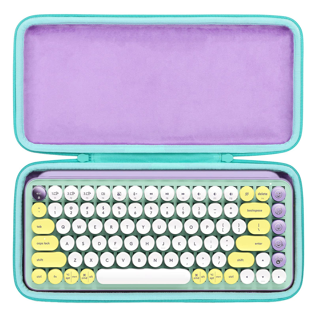 co2CREA case Harte reiseschutzhülle Etui Tasche für Logitech POP Keys/POP ICON Keys Mechanische kabe