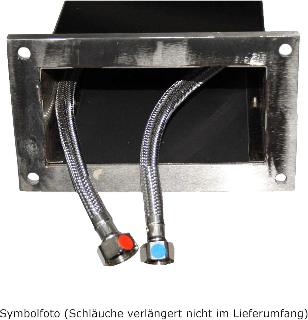 vanvilla Pooldusche PRIAMO 2.0 Edelstahl Gartendusche Dusche Aussendusche ohne Duschtasse Priamo ohn