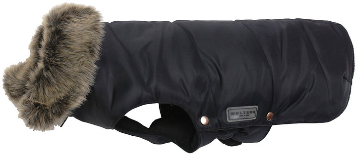 Wolters Cat&Dog 49957 Parka mit Fellkragen 65 cm, schwarz 65 schwarz, 65 schwarz