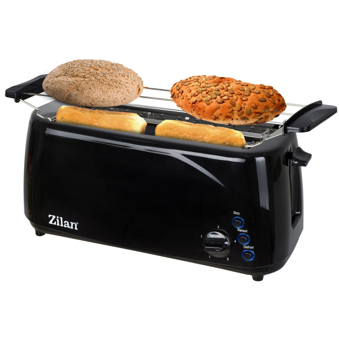 XXL 4 Scheiben Toaster Beleuchtete Tasten Toster Grosser Toaster Langer Toaster Schmaler Toaster Edl