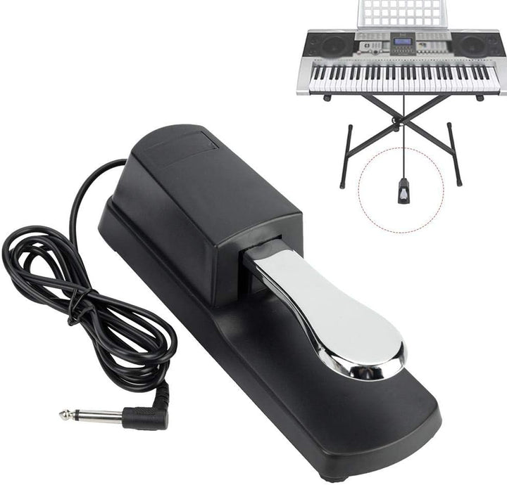 Elektronisches Klavier-Pedal, universell tragbar, elektronische Tastatur, Sustain Pedal für digitale