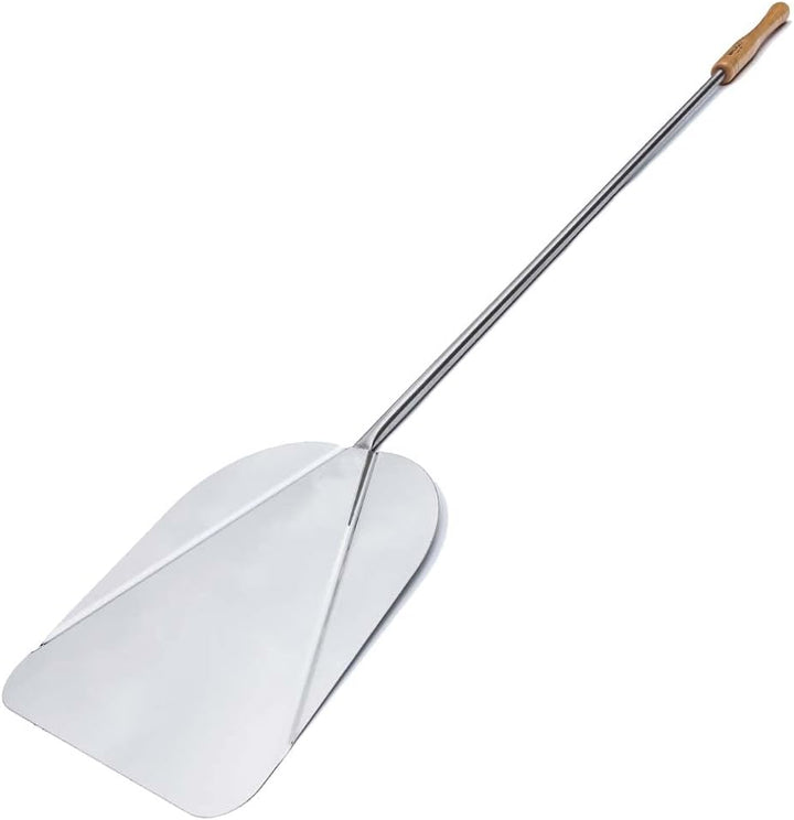 GIEMME 4 Stücke Pizzaschaufel-Set aus Edelstahl Für Tiefe Öfen 70/80 Cm