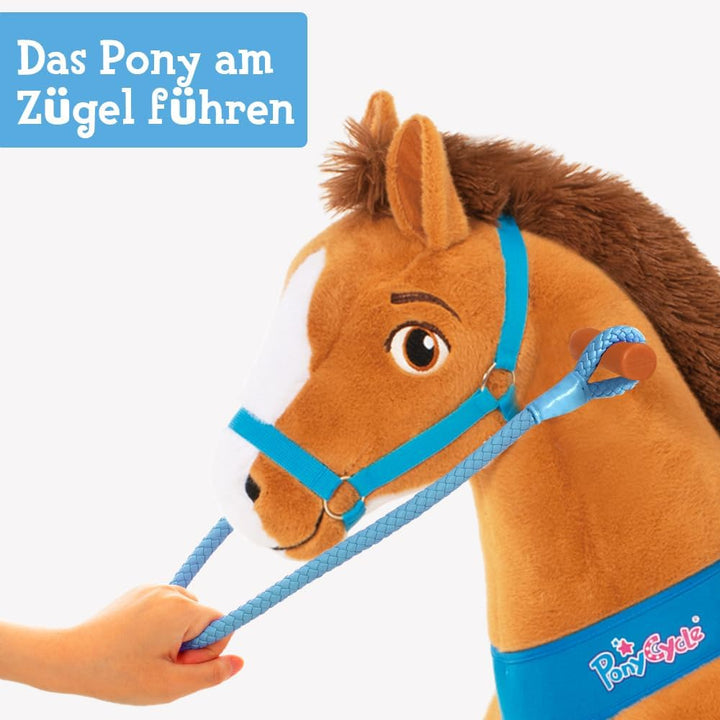 PonyCycle Reiten auf dem Pferd Zügel (85 cm) - Blau Blau 85 cm, Blau 85 cm