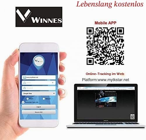 Winnes GPS-Tracker 4G TK918: Echtzeit-Tracking per SMS/App/PC, Wasserdicht, Magnetisch, Geo-Zaun, 20