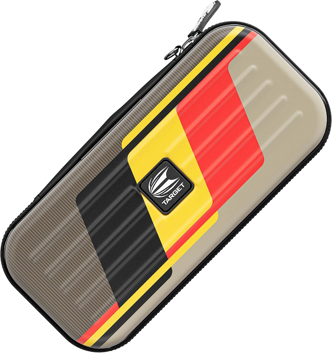 Target Darts Unisex-Adult Dimitri Van den Bergh Takoma Darts Tasche, Sand, Schwarz, Gelb and Roter,