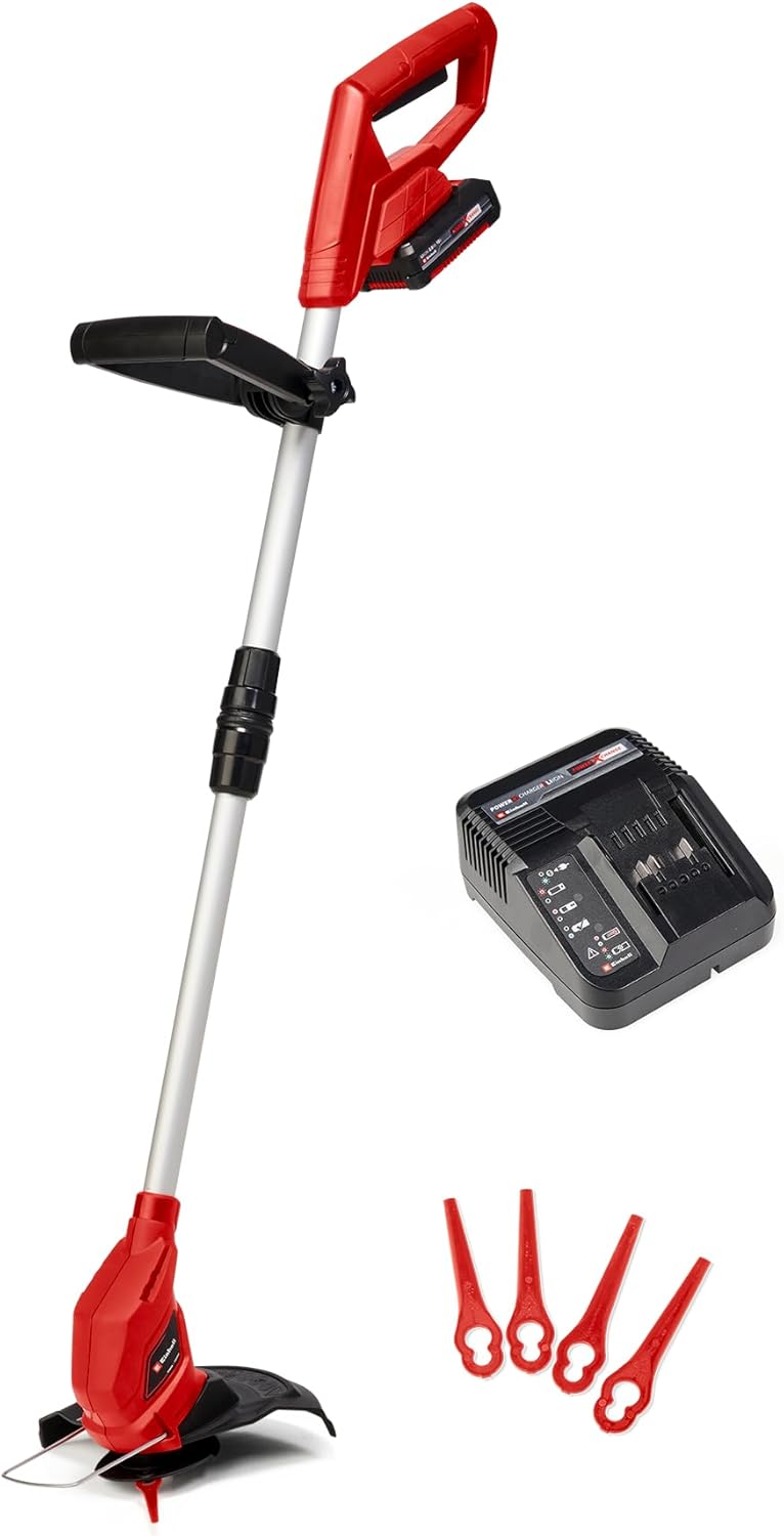 Einhell Akku-Rasentrimmer GC-CT 18/24 Li Power X-Change (18 V, Flowerguard, stufenlos teleskopierbar