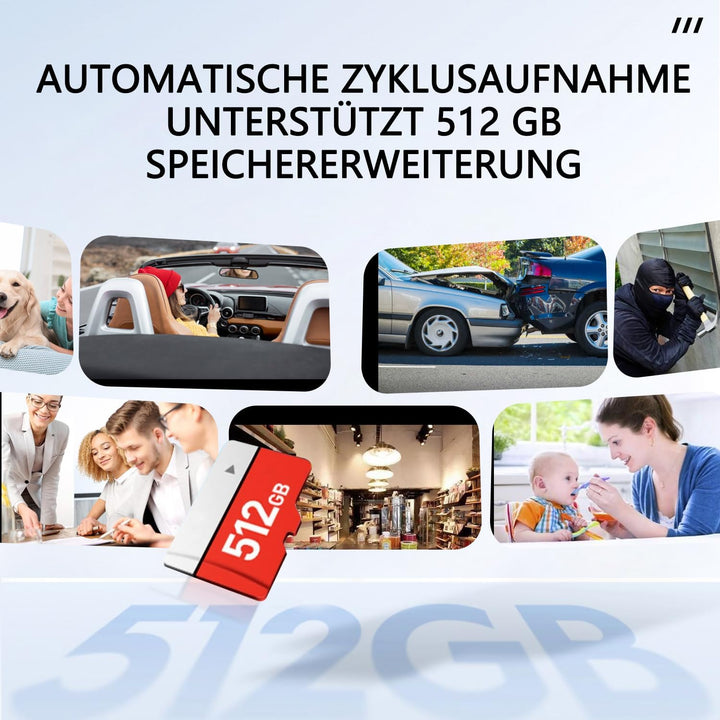 Mini Kamera - Überwachungs Kamera - HD 1080P Innen Kamera - Kontinuierliche Aufzeichnung und Bewegun