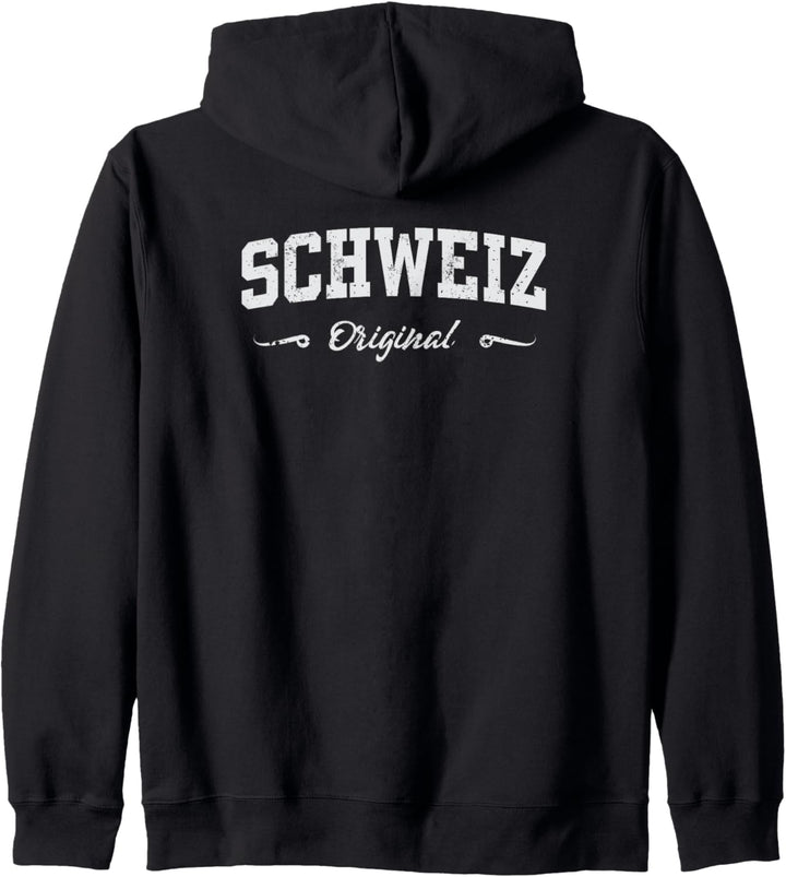 Suisse Schweiz Original Kapuzenjacke