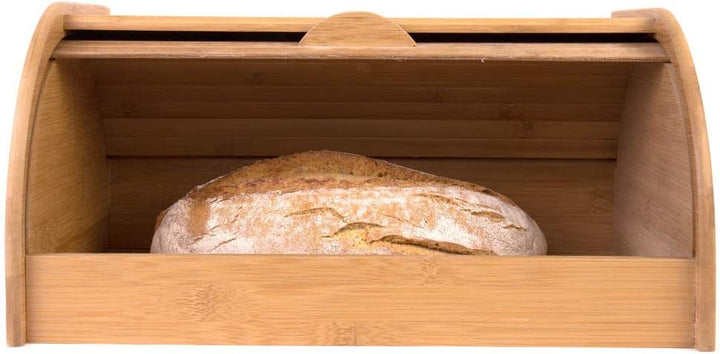 Zeller 25347 Rollbrotkasten, Bambus 40 x 26 x 20 cm, Natur
