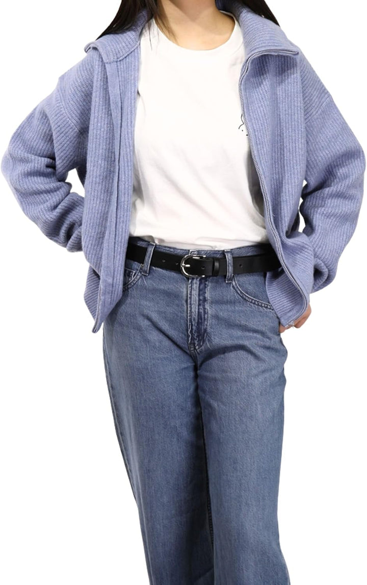 FASHIONGEN - Damengürtel aus pflanzlich gegerbtem Vollnarbenleder, 3 cm breiter ledergürtel, Damengü