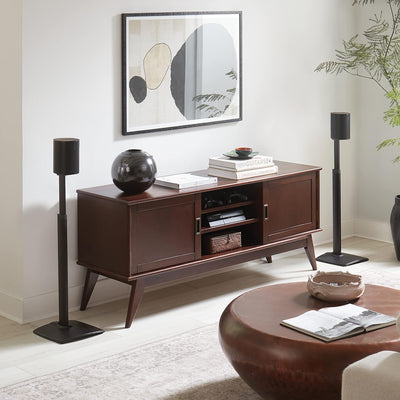 Sanus Höhenverstellbare Lautsprecherständer für Sonos Era 100™ (Paar) Schwarz, Schwarz