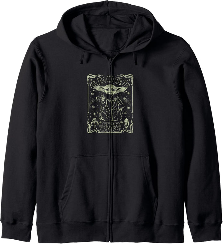 Star Wars: The Mandalorian Starry Grogu Tarot Style Kapuzenjacke