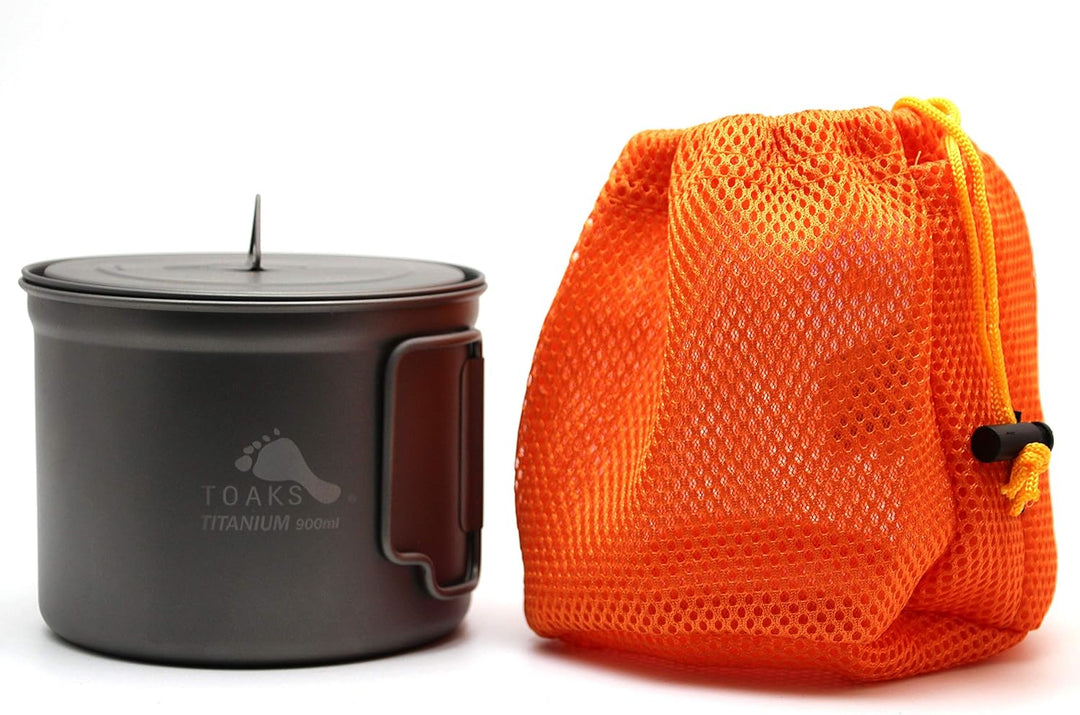 TOAKS Camping Titan Topf Becher Schale (375ml, 450ml, 550ml, 650ml, 700ml, 750ml, 900ml), Outdoor Pi