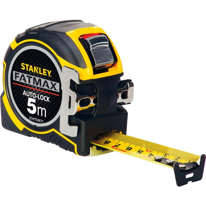 Stanley FatMax Pro Bandmass Autolock (5 m Länge, 32 mm Klingenbreite, BladeArmor-Überzug, Bi-Materia