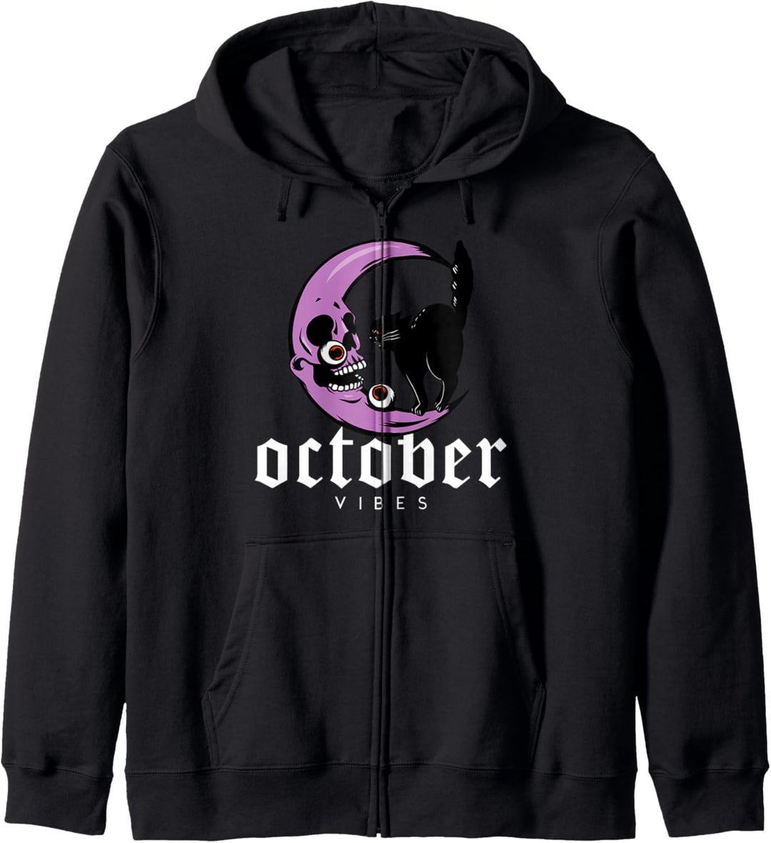 Oktober Vibes lustiges Kostüm Halloween Kapuzenjacke